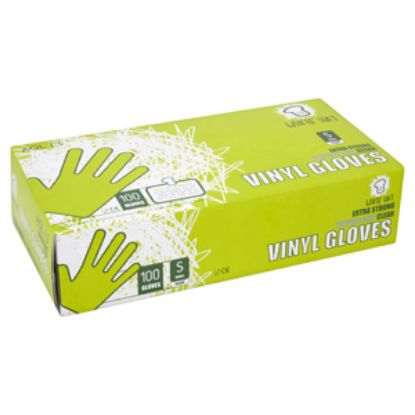 Picture of Glove Vinyl Clear Small WHat (PowderFree) X100